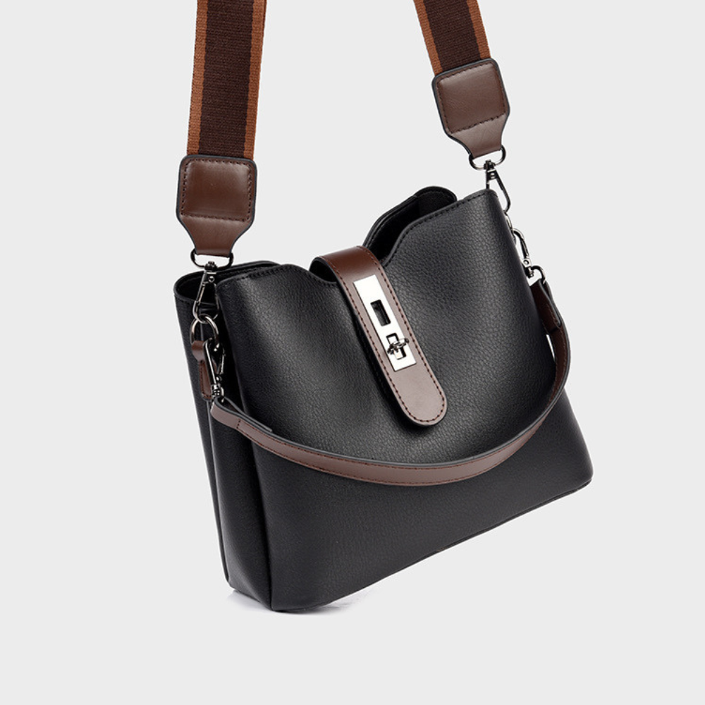 LEVORIA™ – レトロ栃木レザー製バケットバッグ