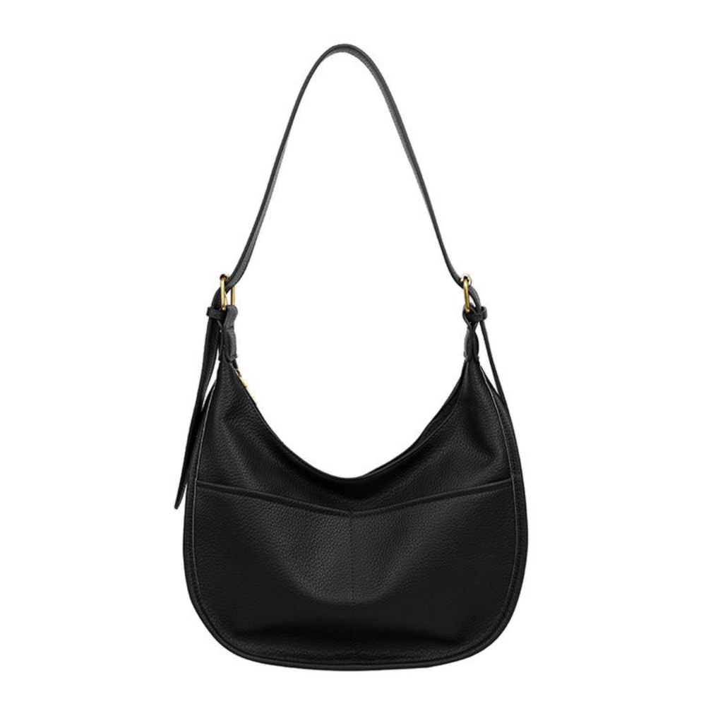 LUNAIRE™ – 大容量PUレザークロワッサンバッグ