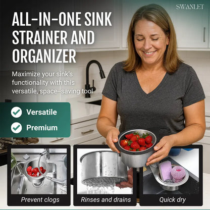 SWANLET™ – コーナー用コンパクトシンクフィルターラック