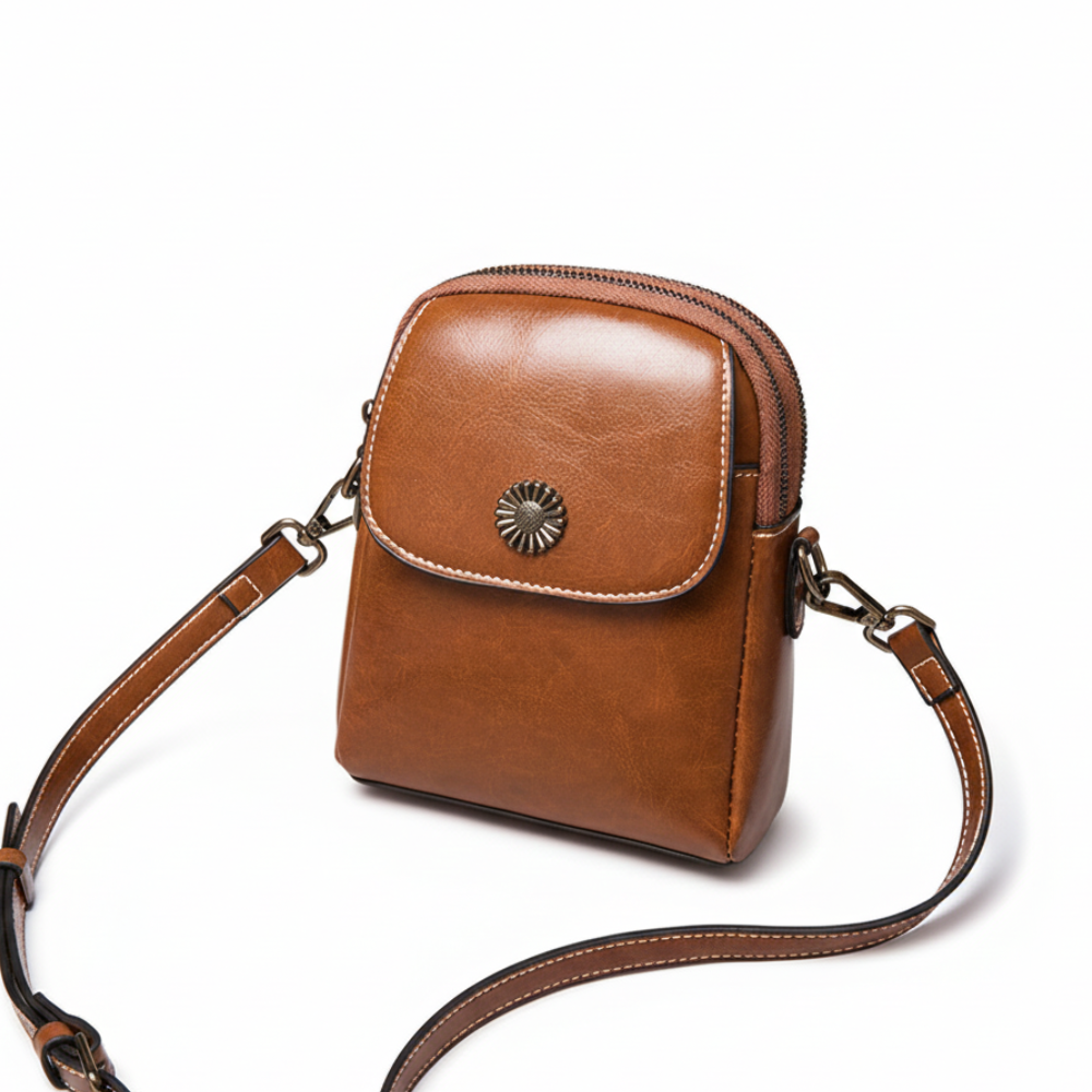 BELLANA™ – 本革ジェニュインレザーポリッシュショルダーバッグ