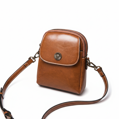 BELLANA™ – 本革ジェニュインレザーポリッシュショルダーバッグ