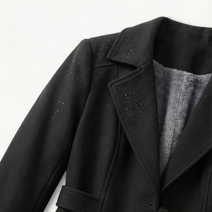 SILHOUETTA™ – ポリエステル繊維裏起毛スリムトレンチコート