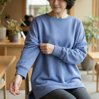 NURELLE™ – ソフトフリース裏地プルオーバー