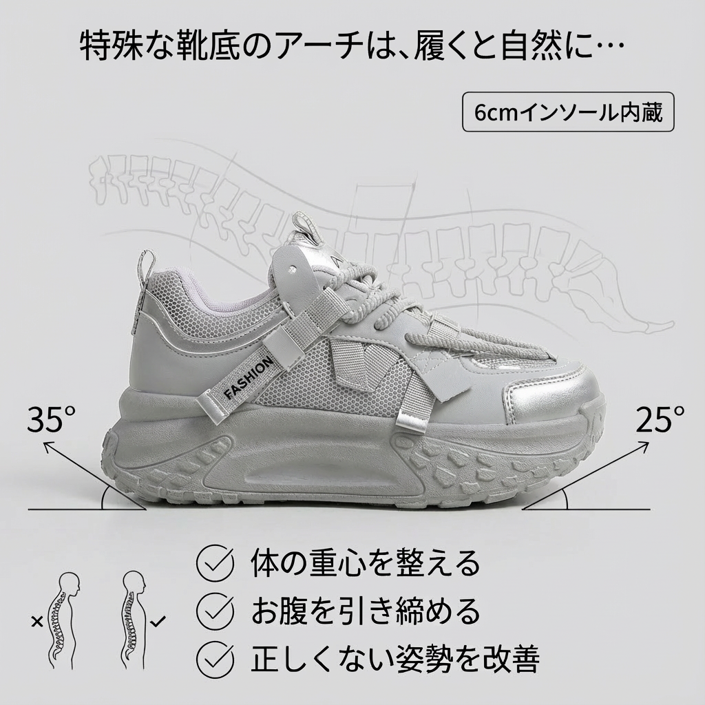 RISENTO™ – カジュアル身長アップシューズ