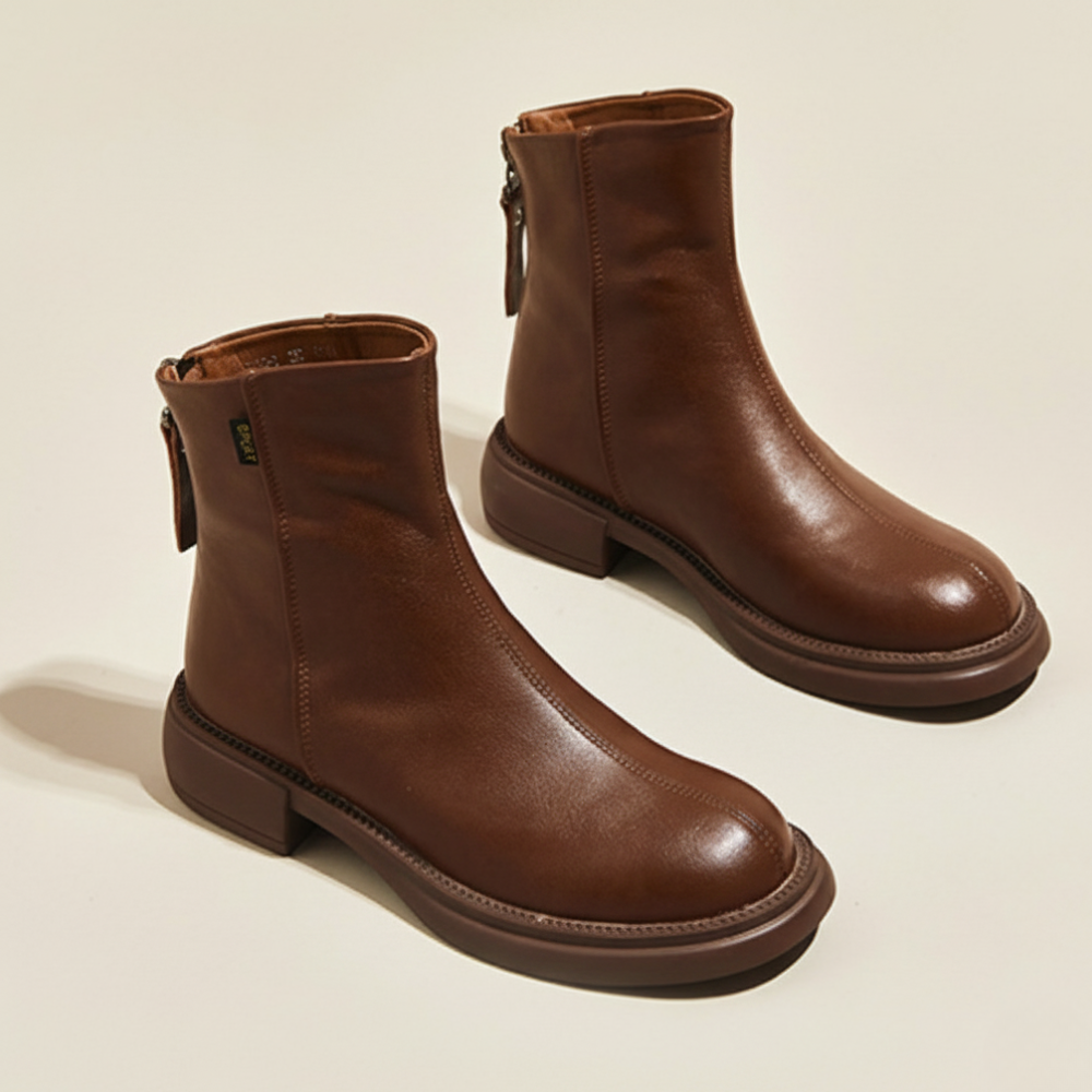 LUNARIA™ – コンフォートヒール アンクルブーツ