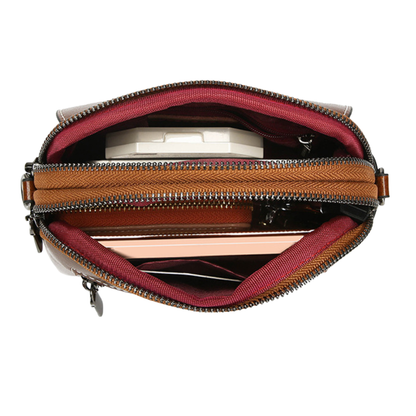 BELLANA™ – 光沢本革ショルダーバッグ