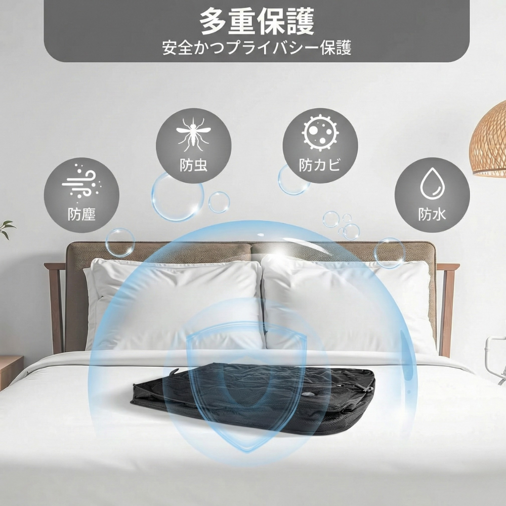 SPACEPAQ™ – 防水圧縮トラベルバッグ（2枚セット＋電動ポンプ付き）