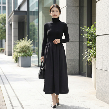 UNIVA™ – ニットドッキングワンピース