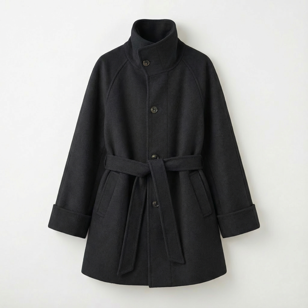 AURELINE™ – スタンドカラーコート（美しいシルエットでスタイルアップ）