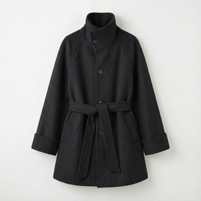 AURELINE™ – スタンドカラーコート（美しいシルエットでスタイルアップ）