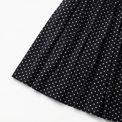 KIRARI™ – 多用途ドット柄マキシワンピース