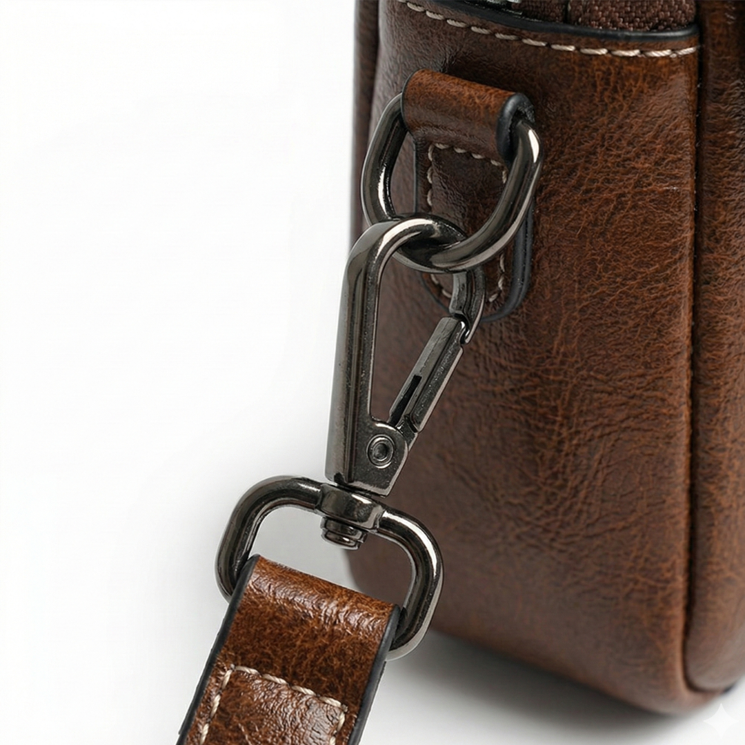 BELLANA™ –  艶やかな本革クロスボディバッグ