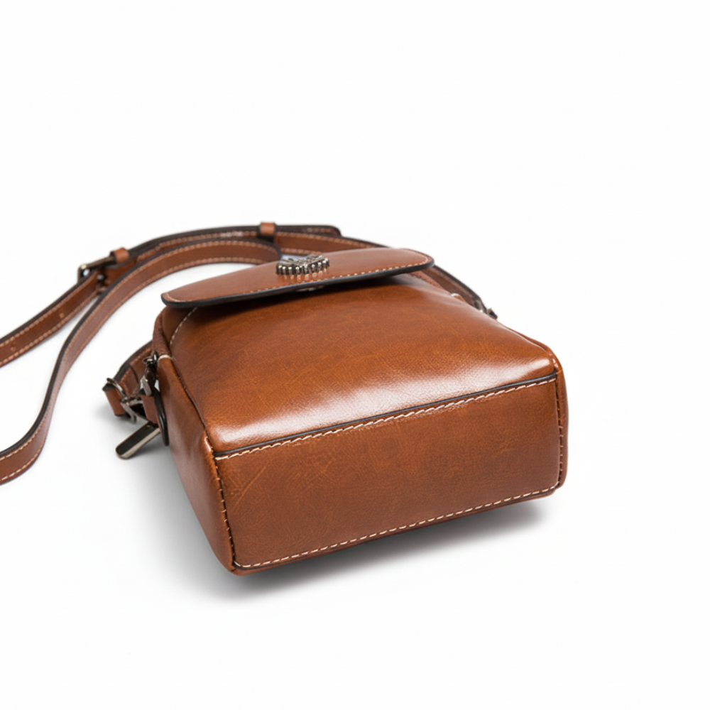 BELLANA™ – 本革ジェニュインレザーポリッシュショルダーバッグ