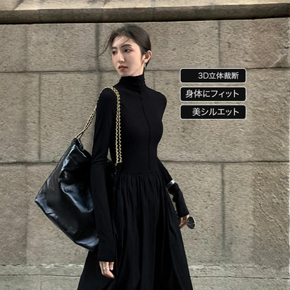 UNIVA™ – ニットドッキングワンピース