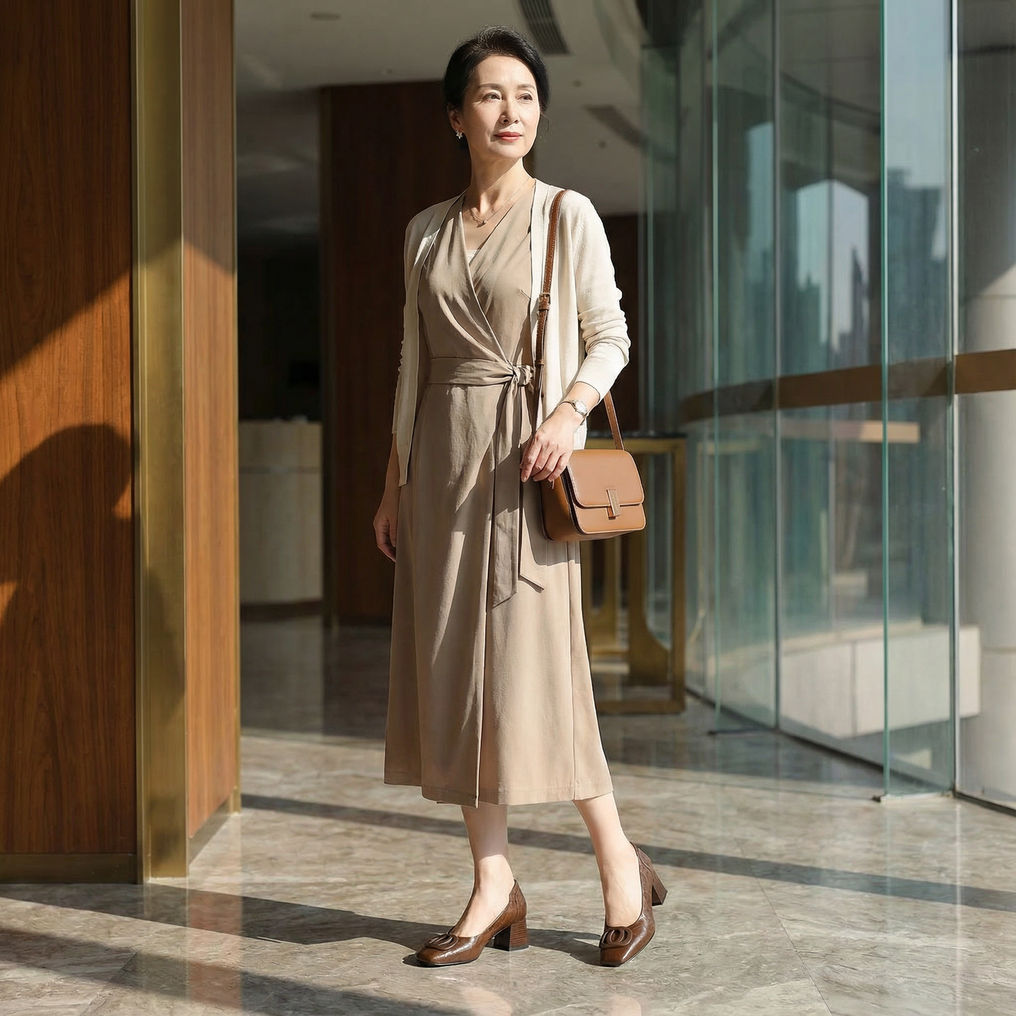 VELORIA™ – エレガント本革コンフォートフラットシューズ