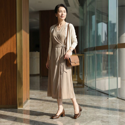 VELORIA™ – エレガント本革コンフォートフラットシューズ