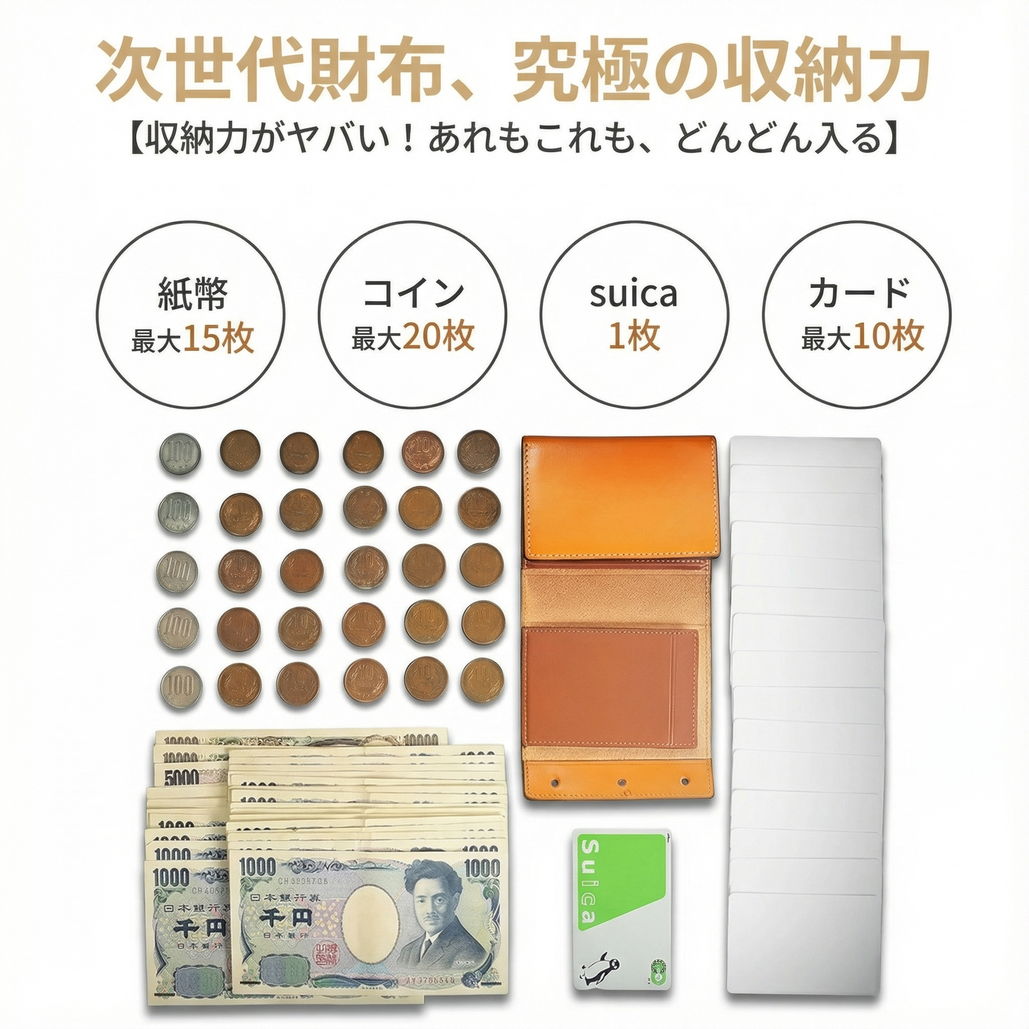 VELTRY™ – 超大容量の栃木レザー財布