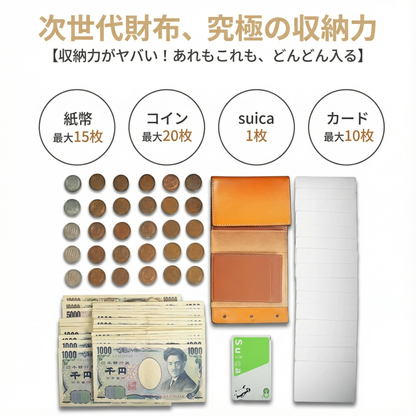 VELTRY™ – 超大容量の栃木レザー財布