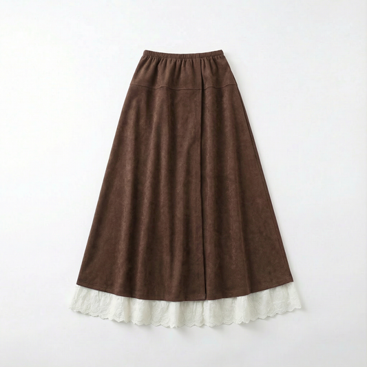 KOKOCHI™ – レース裾付きワイドレッグインナーパンツ