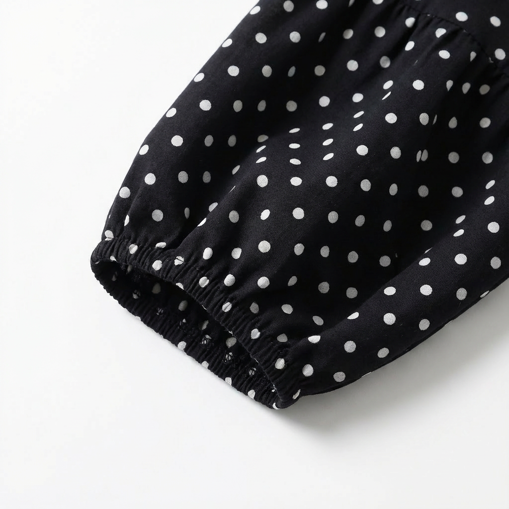 KIRARI™ – 多用途ドット柄マキシワンピース