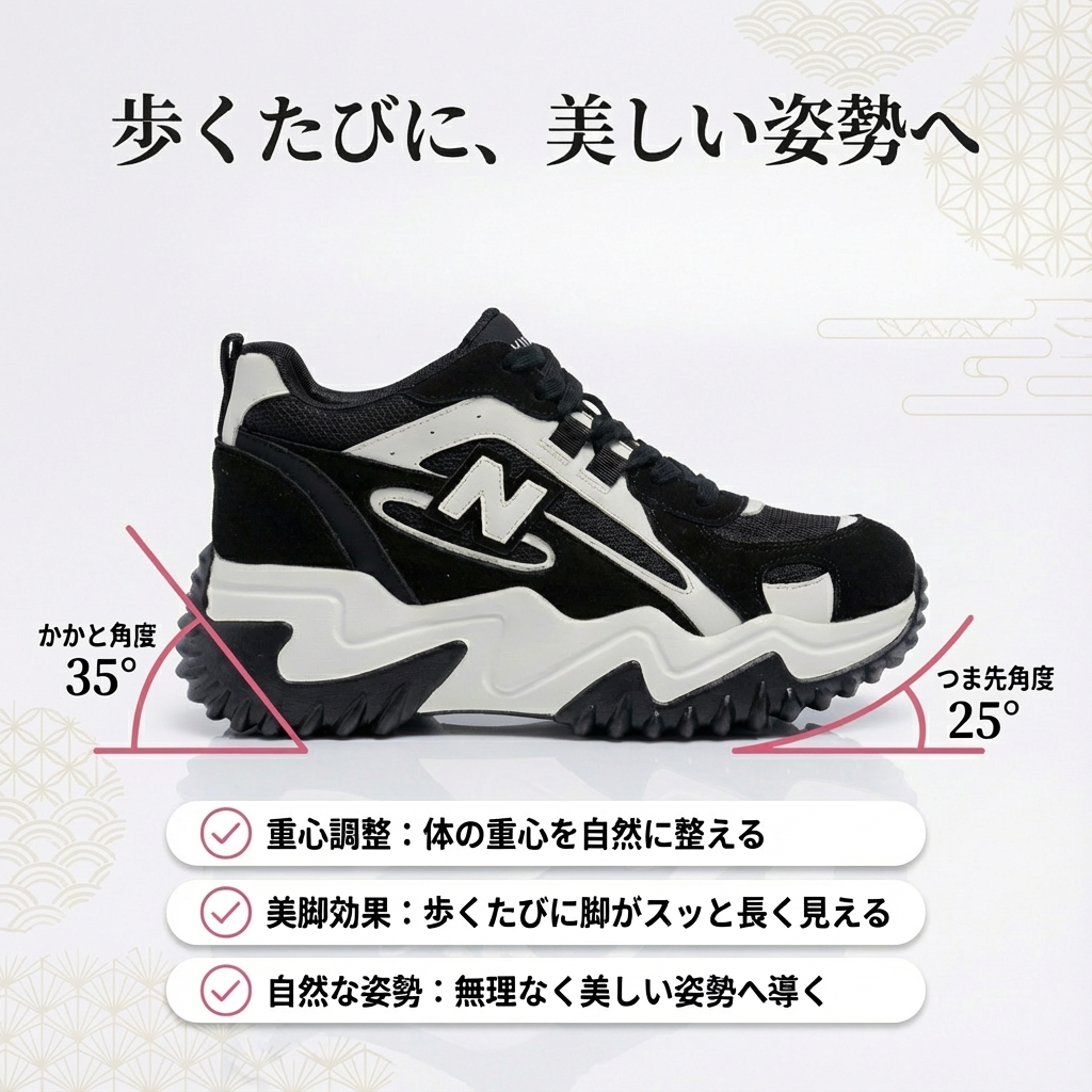 STRIDAS™ – 7cm身長アップレザースニーカー