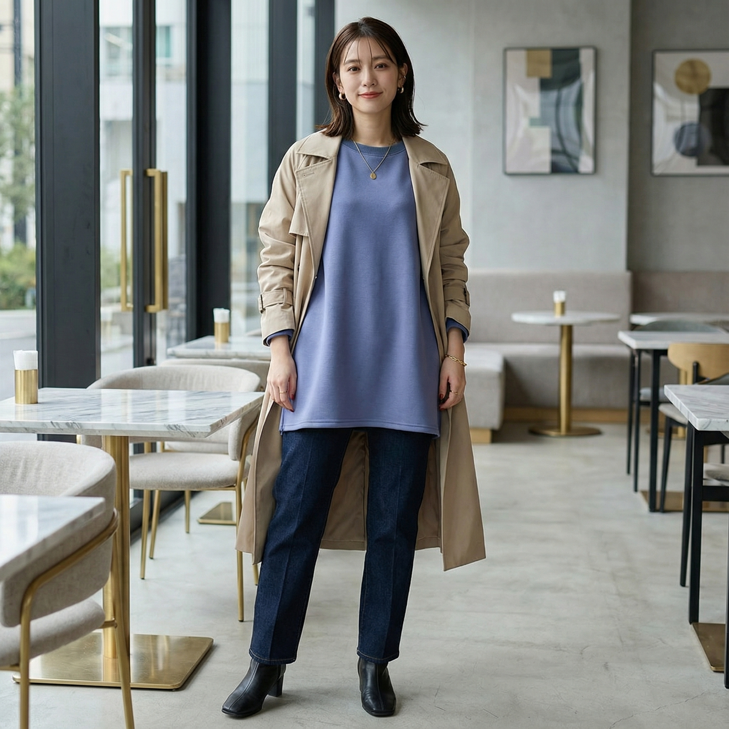 NURELLE™ – ソフトフリース裏地プルオーバー