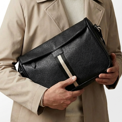 BELLACOR™ – 本革斜めがけメッセンジャーバッグ