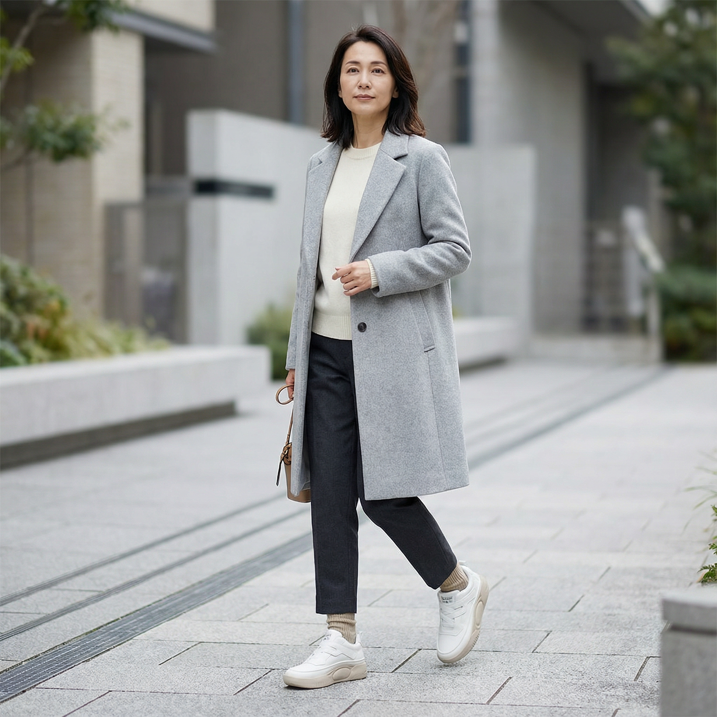 LOOPARA™ - クロスベルクロ厚底ハイカットスニーカー