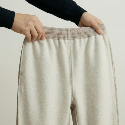 RIBELLE™ – （リベッレ）ソフト裏起毛リブパンツ