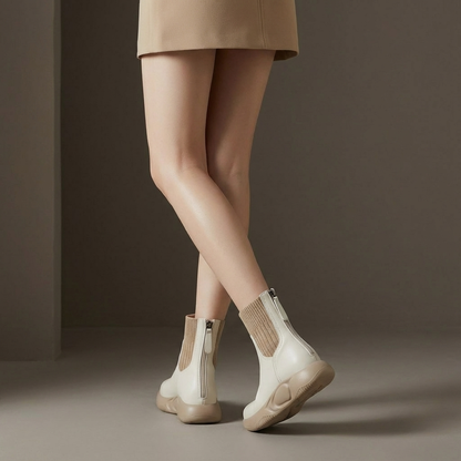 VELASCA™ – スリッポンプラットフォームブーツ