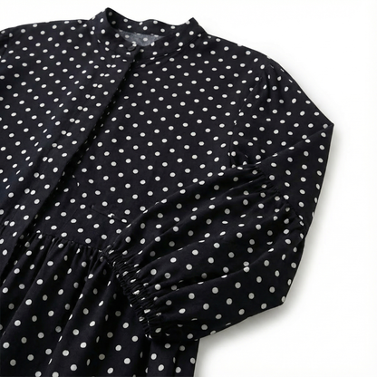 KIRARI™ – 多用途ドット柄マキシワンピース