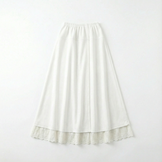 KOKOCHI™ – レース裾付きワイドレッグインナーパンツ