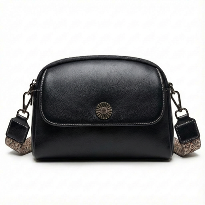 LUNELLE™ – 多機能コンパートメント本革カウハイドレザーショルダーバッグ