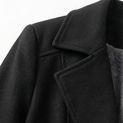 SILHOUETTA™ – ポリエステル繊維裏起毛スリムトレンチコート