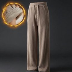 RIBELLE™ – （リベッレ）ソフト裏起毛リブパンツ