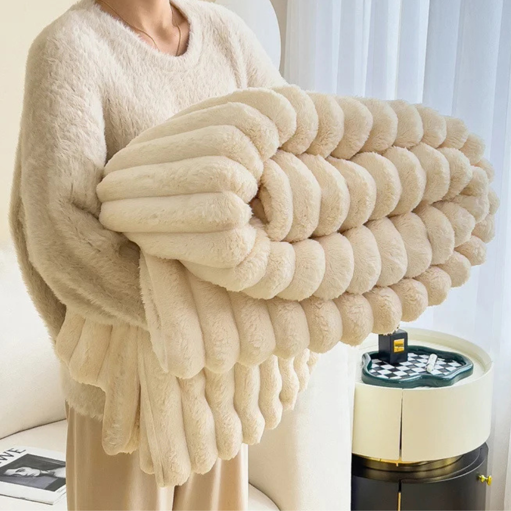 KUMORA™ – 超ソフト厚手ニットブランケット