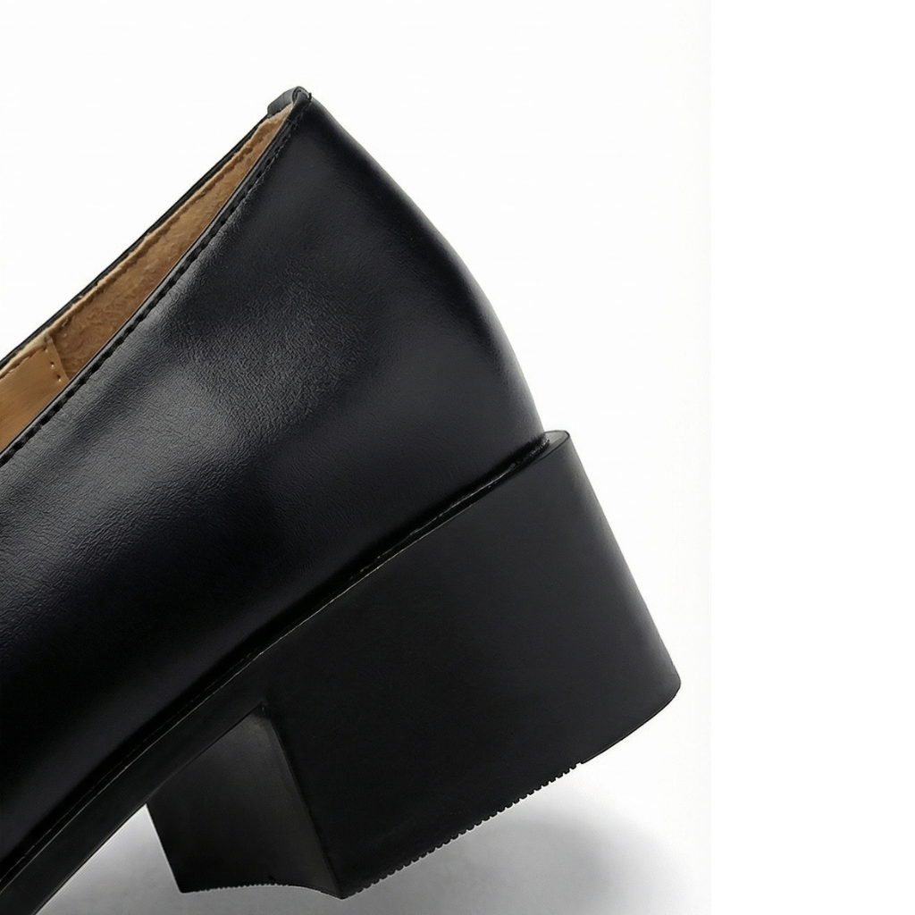 LUMINA™ – PUレザー スクエアトゥローファー