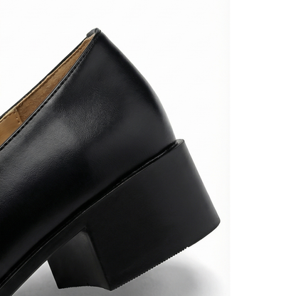 LUMINA™ – PUレザー スクエアトゥローファー