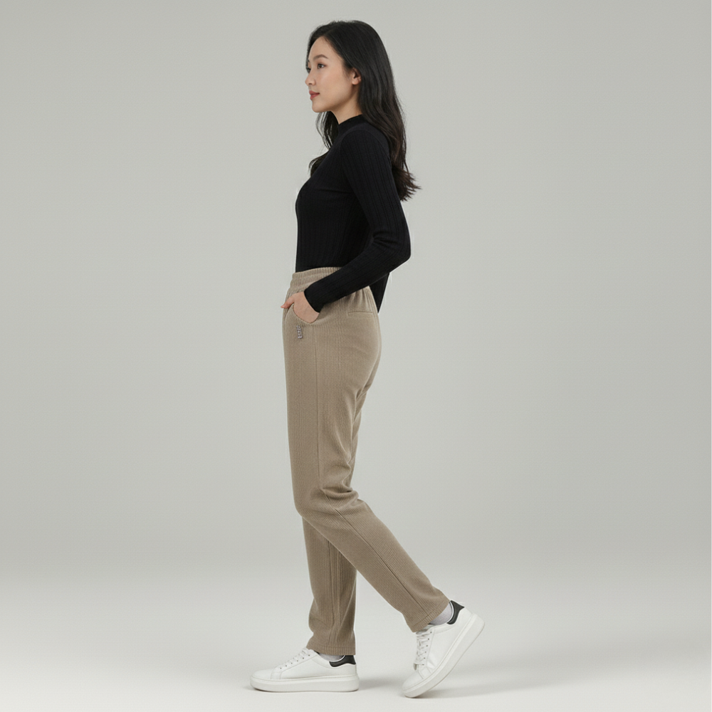 THERMELLA™ – 裏起毛フリース裏地付きサーマルパンツ