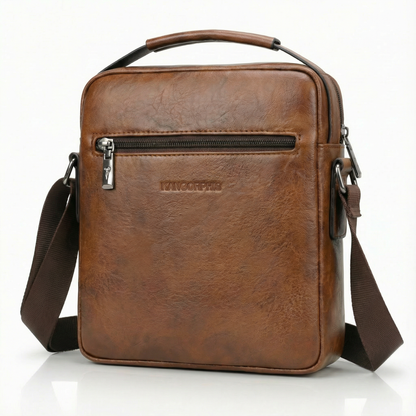 PORTAVO™ – 傷つきにくいレザー メッセンジャーバッグ