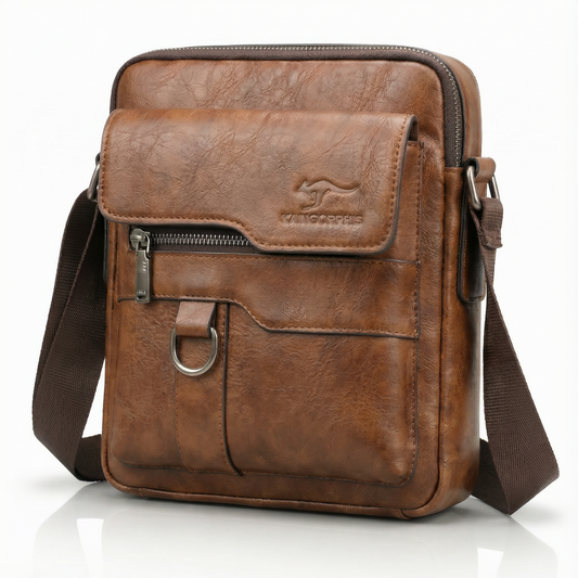 PORTAVO™ – 傷つきにくいレザー メッセンジャーバッグ