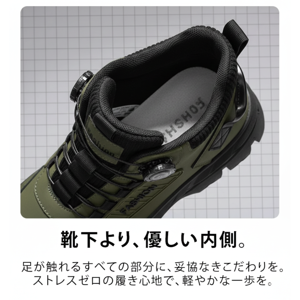 BRIGADA™ – スリッポン厚底ブーツ