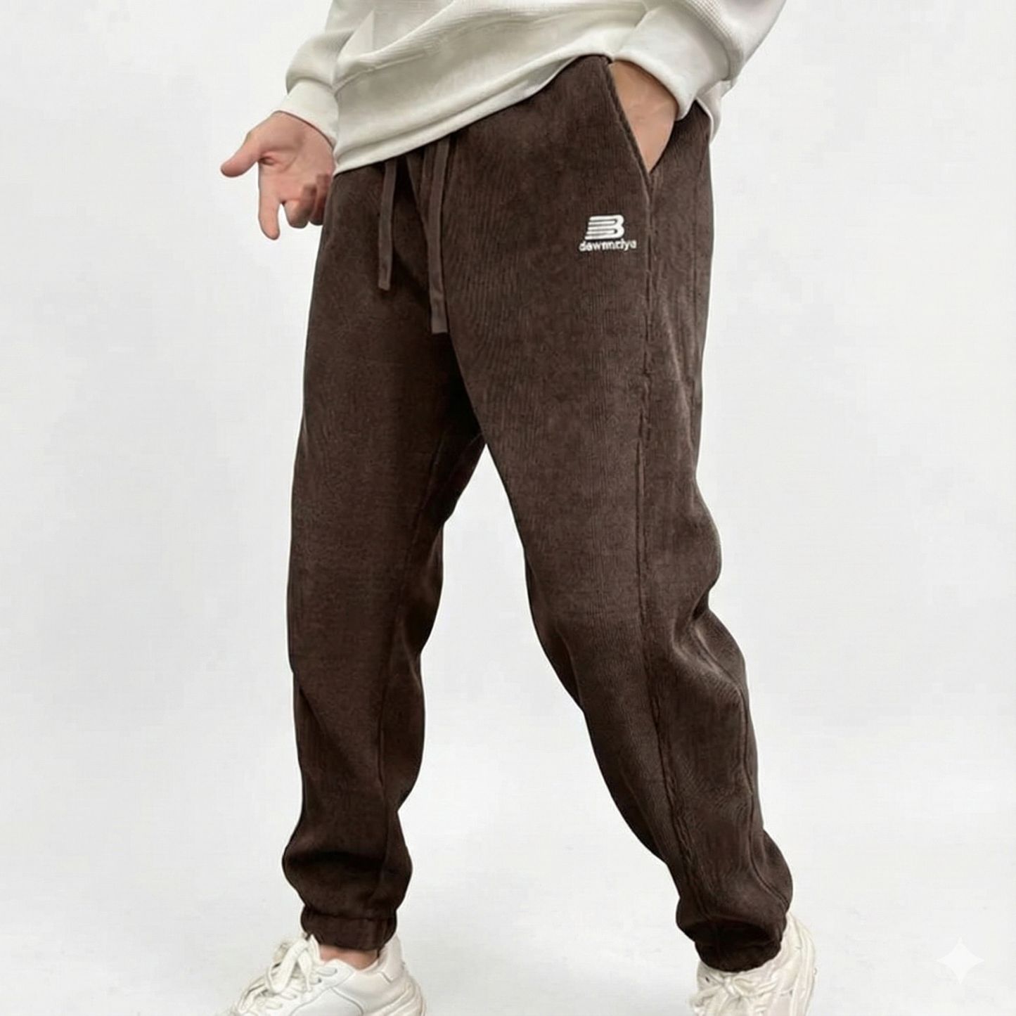 NUKUMORI™ – 裏起毛コーデュロイジョガーパンツ