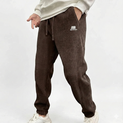 NUKUMORI™ – 裏起毛コーデュロイジョガーパンツ