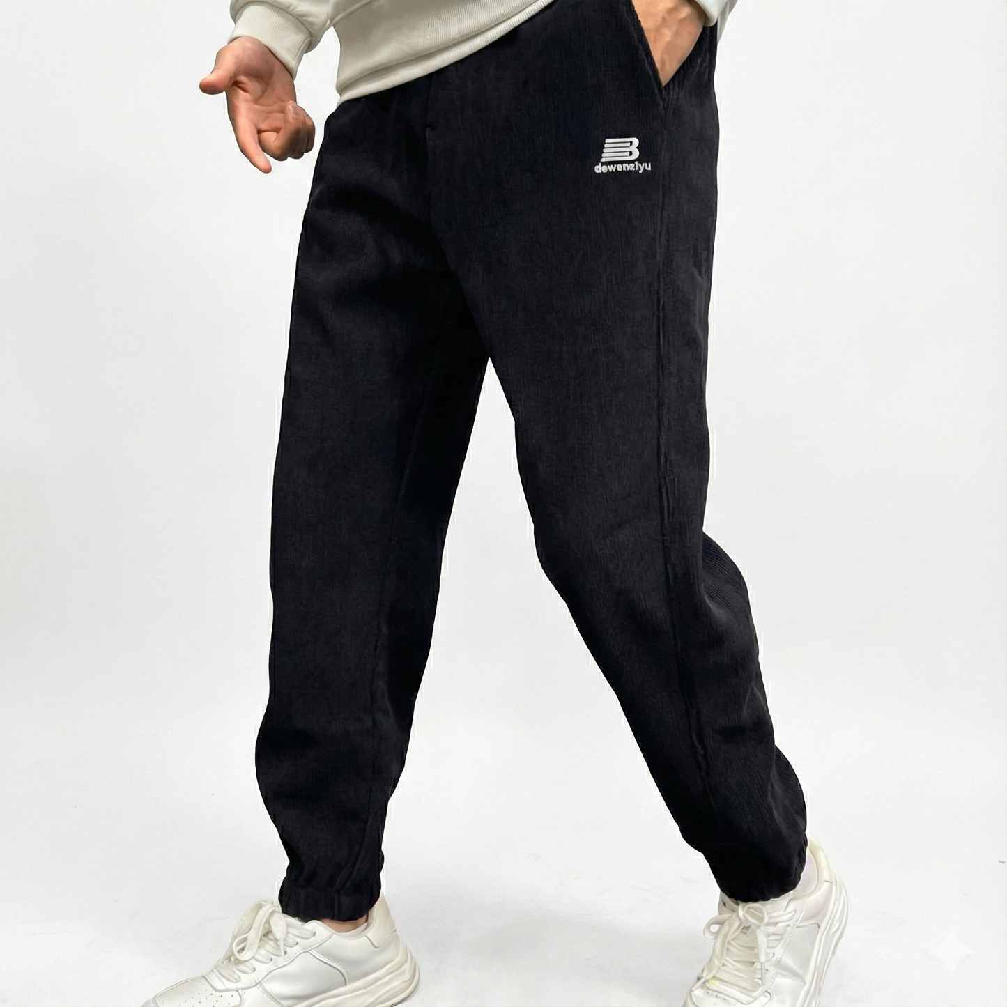 NUKUMORI™ – 裏起毛コーデュロイジョガーパンツ