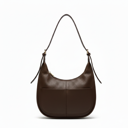 LUNAIRE™ – 大容量PUレザークロワッサンバッグ