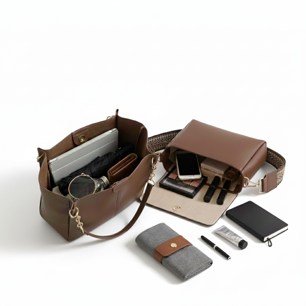 LUNESSA™ – 防水レザートートバッグセット