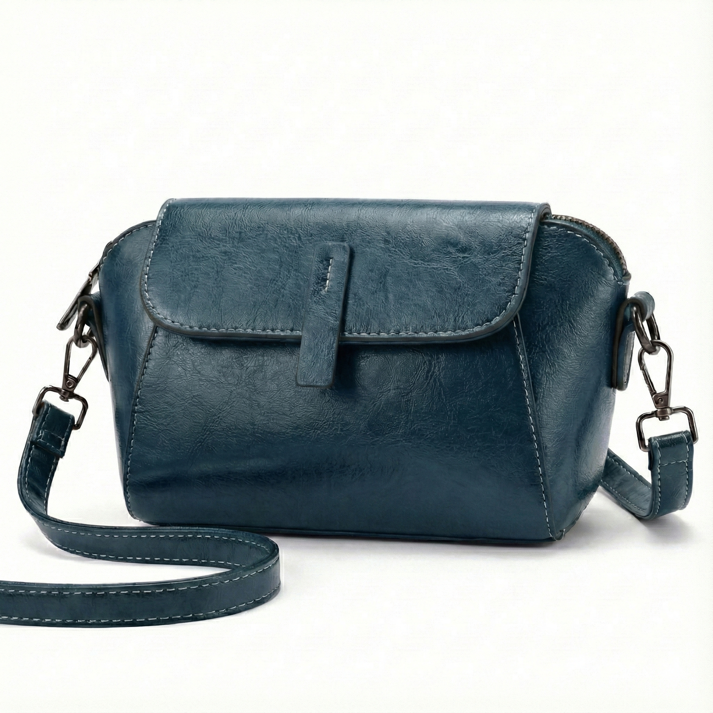 BELLANA™ – オイルワックスレザー ショルダーバッグ