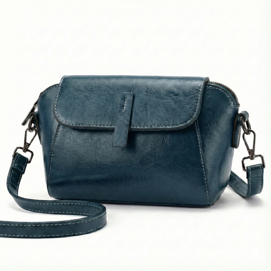 BELLANA™ – オイルワックスレザー ショルダーバッグ