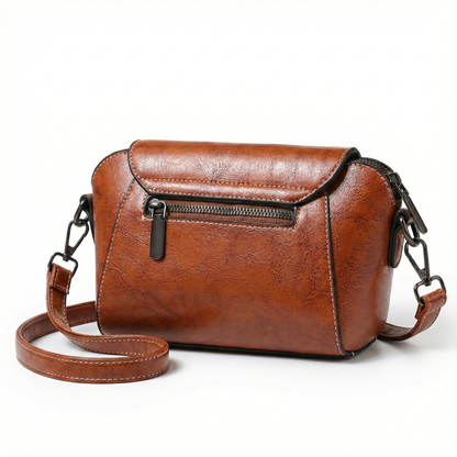 BELLANA™ – オイルワックスレザー ショルダーバッグ